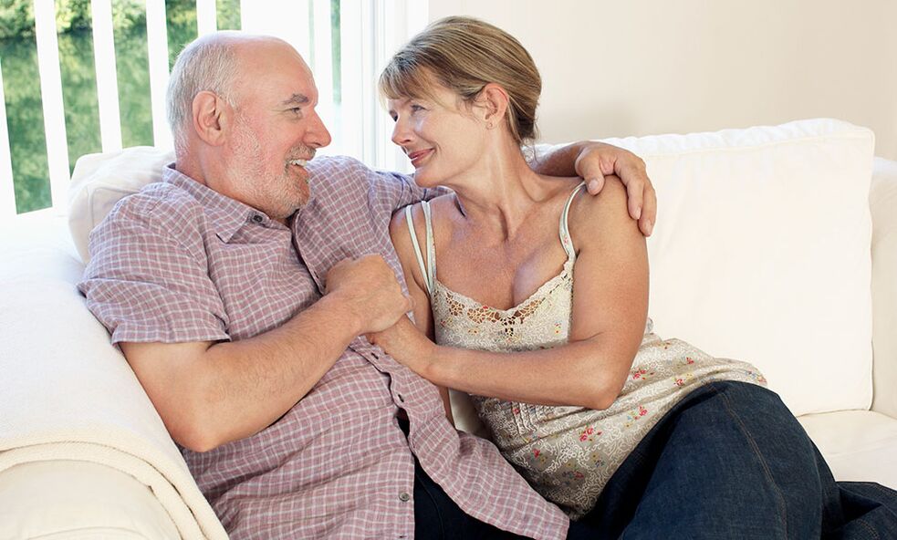 A man over the age of 60 can be sexually attracted to a woman and have no problems with potency